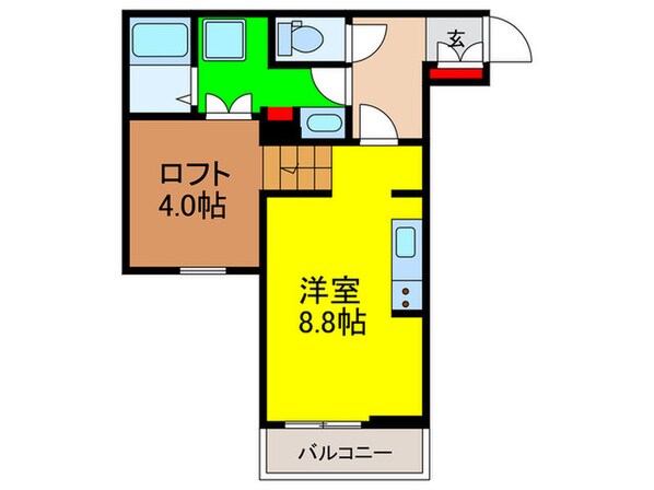 キャルムコート交野2番館の物件間取画像